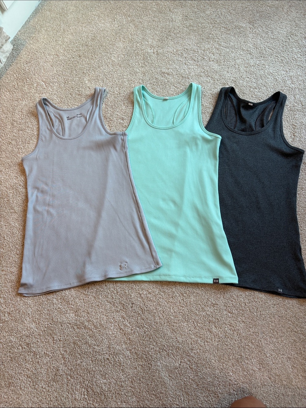 3 Under Armour Active Tank Tops